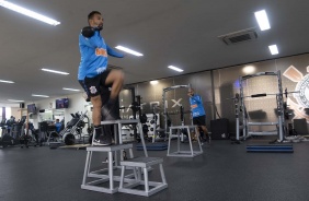 Clayson no ltimo treino antes de enfrentar o Athletico-PR, pelo Brasileiro