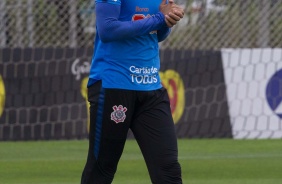 Gustagol no último treino antes de enfrentar o Athletico-PR, pelo Brasileirão