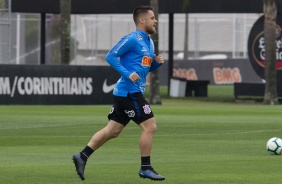 Ramiro no último treino antes de enfrentar o Athletico-PR, pelo Brasileirão