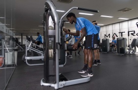 Renê Júnior no último treino antes de enfrentar o Athletico-PR, pelo Brasileirão