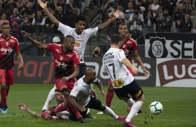 Boselli anotou o segundo gol do Timo contra o Athletico-PR, pelo Brasileiro, na Arena