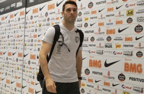 Mauro Boselli chega  Arena Corinthians para jogo contra o Athletico-PR, pelo Brasileiro