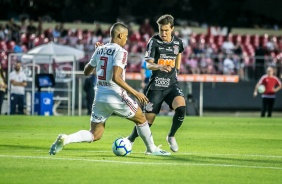 Mateus Vital durante Majestoso deste domingo, no Morumbi, pelo Brasileiro