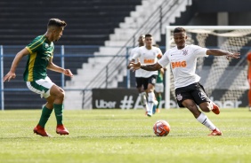 Ruan durante jogo contra o Guarani pelo Campeonato Paulista Sub-20