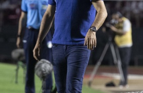 Carille durante derrota para o São Paulo, pelo Brasileirão, no Morumbi