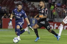 Clayson durante derrota para o São Paulo, pelo Brasileirão, no Morumbi