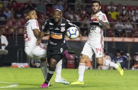 Love durante derrota para o So Paulo, pelo Brasileiro, no Morumbi