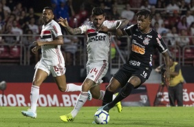 Matheus Jesus durante derrota para o São Paulo, pelo Brasileirão, no Morumbi