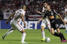 Régis durante derrota para o São Paulo, pelo Brasileirão, no Morumbi