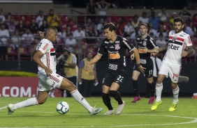 Vital durante derrota para o São Paulo, pelo Brasileirão, no Morumbi