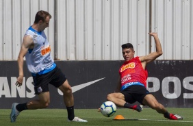 Carlos e Roni iniciam preparação para duelo contra o Goiás