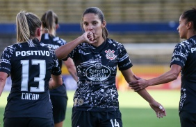 Millene marcou um dos gols do Corinthians pela estreia da Libertadores Feminina