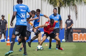 Roni e companheiros iniciam preparação para duelo contra o Goiás