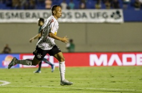 Janderson marcou o seu primeiro gol como profissional do Corinthians