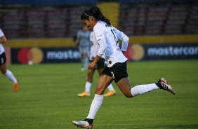 Victria durante duelo contra o Amrica de Cali, pela Libertadores Feminina
