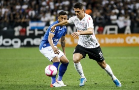 Avelar durante derrota para o Cruzeiro, pelo Campeonato Brasileiro, na Arena Corinthians