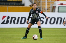 rika durante jogo contra o Libertad/Limpeo pela Libertadores Feminina 2019