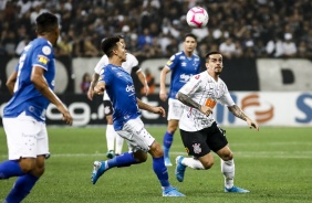 Fagner durante jogo contra o Cruzeiro, pelo Campeonato Brasileiro, na Arena Corinthians