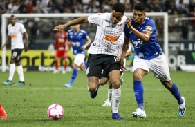 Gustavo durante derrota para o Cruzeiro, pelo Campeonato Brasileiro, na Arena Corinthians