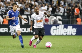 Love durante derrota para o Cruzeiro, pelo Campeonato Brasileiro, na Arena Corinthians