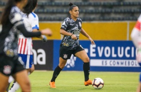 Mimi durante jogo contra o Libertad/Limpeo pela Libertadores Feminina 2019