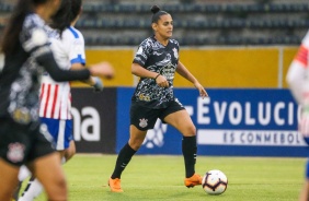 Mimi durante jogo contra o Libertad/Limpeño pela Libertadores Feminina 2019