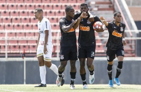 Nathan comemora seu gol contra o Ituano, pelo Paulista Sub-20