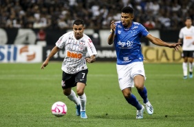 Sornoza durante jogo contra o Cruzeiro, pelo Campeonato Brasileiro, na Arena Corinthians