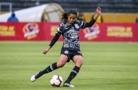 Victria durante jogo contra o Libertad/Limpeo pela Libertadores Feminina 2019