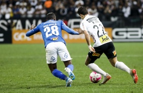 Vital durante derrota para o Cruzeiro, pelo Campeonato Brasileiro, na Arena Corinthians
