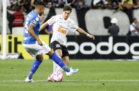 Vital durante jogo contra o Cruzeiro, pelo Campeonato Brasileiro, na Arena Corinthians