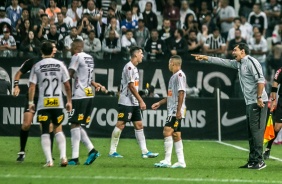Carille foi expulso durante partida contra o Cruzeiro, pelo Brasileirão, na Arena Corinthians
