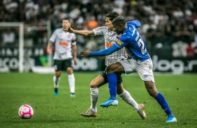 Vital no jogo contra o Cruzeiro, pelo Brasileiro, na Arena Corinthians