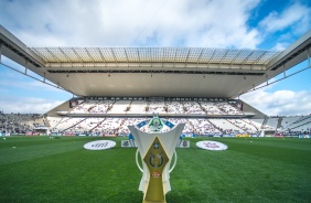 Arena Corinthians se prepara para receber o clssico contra o Santos