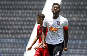 Garoto Nathan em partida contra o Ituano pelo Campeonato Paulista Sub-20