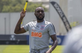 Manoel durante ltimo treino antes do jogo contra o Santos, pelo Campeonato Brasileiro
