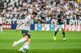 Vital durante clssico contra o Santos, na Arena Corinthians