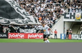 Urso durante clssico contra o Santos, na Arena Corinthians