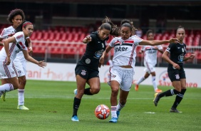 Atacante Millene durante final contra o São Paulo, pelo Campeonato Paulista Feminino