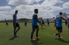 Elenco alvinegro no ltimo treino antes do duelo contra o Flamengo, pelo Brasileiro