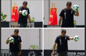 Fbio Carille comanda ltimo treino antes do duelo contra o Flamengo, pelo Brasileiro