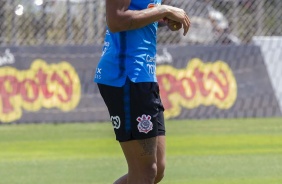 Gustagol no último treino antes do duelo contra o Flamengo, pelo Brasileirão