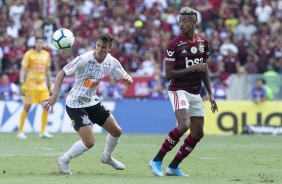 Mateus Vital durante jogo contra o Flamengo, no Maracan, pelo Brasileiro