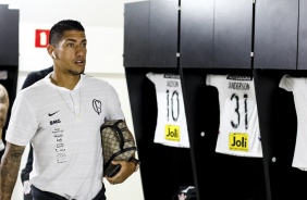 Ralf no vestiário antes do jogo contra o CSA, pelo Brasileirão