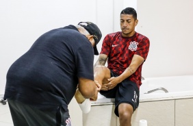 Volante Ralf no vestirio antes do jogo contra o CSA, pelo Brasileiro