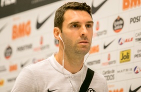 Boselli chega  Arena Corinthians para jogo contra o Fortaleza, pelo Brasileiro