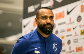 Coelho chega à Arena Corinthians para jogo contra o Fortaleza, pelo Brasileirão