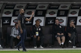 Coelho no jogo contra o Fortaleza, pelo Campeonato Brasileiro, na Arena Corinthians