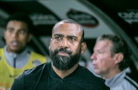 Dyego Coelho durante partida contra o Fortaleza, pelo Brasileiro, na Arena Corinthians