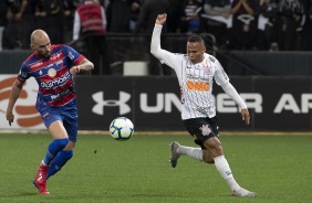 Janderson no jogo contra o Fortaleza, pelo Campeonato Brasileiro, na Arena Corinthians